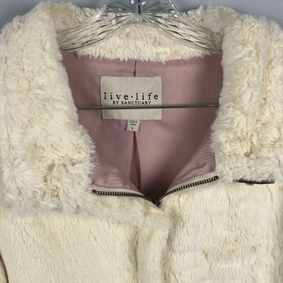 live life by Sanctuary Sofia Faux Fur Jacket - Picture 4 of 10